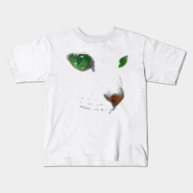 cat eyes Kids T-Shirt by hottehue